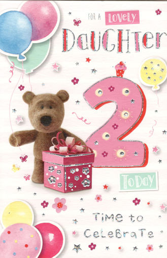 Picture of DAUGHTER 2ND BIRTHDAY CARD